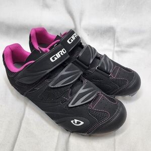 GIRO Riela Cycling Shoes‎ Black Pink Size EU 38 Women's 6.5